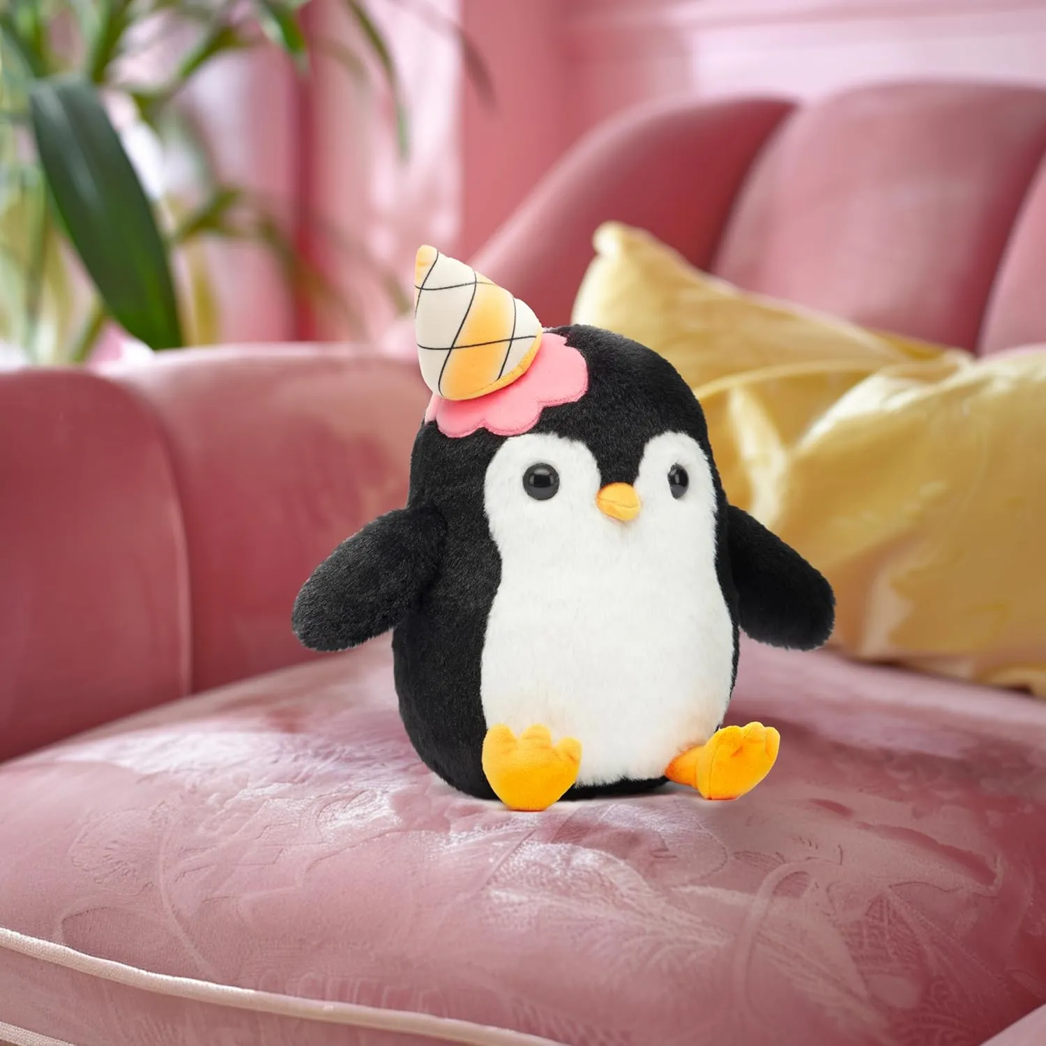 IKASA Penguin Stuffed Animals Plush Toys,11.5" Cute Plushie Soft Cuddly Plushy Fluffy Toy, Gifts for Family Children Kids Girlfriends Boys