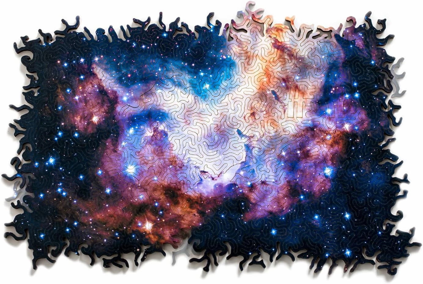 Infinite Galaxy Puzzle, No Fixed Shape, Endlessly Reconfigurable, 236 Pieces - for Adults