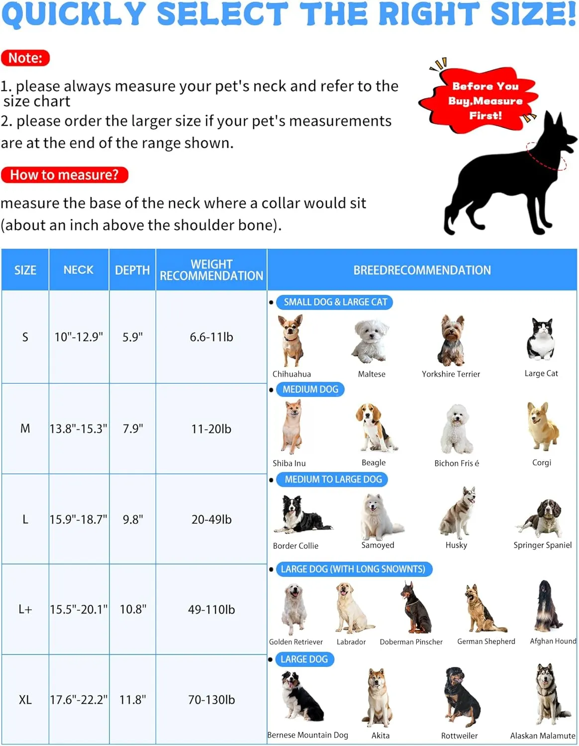 Inspack Soft Dog Cone Collar Alternative, E Cones for Medium Small Dogs/Cat to Stop Licking After Surgery, Neuter Recovery Ecollars of Shame Alternatives, Comfortable Paws Comfy Elizabethan Collars