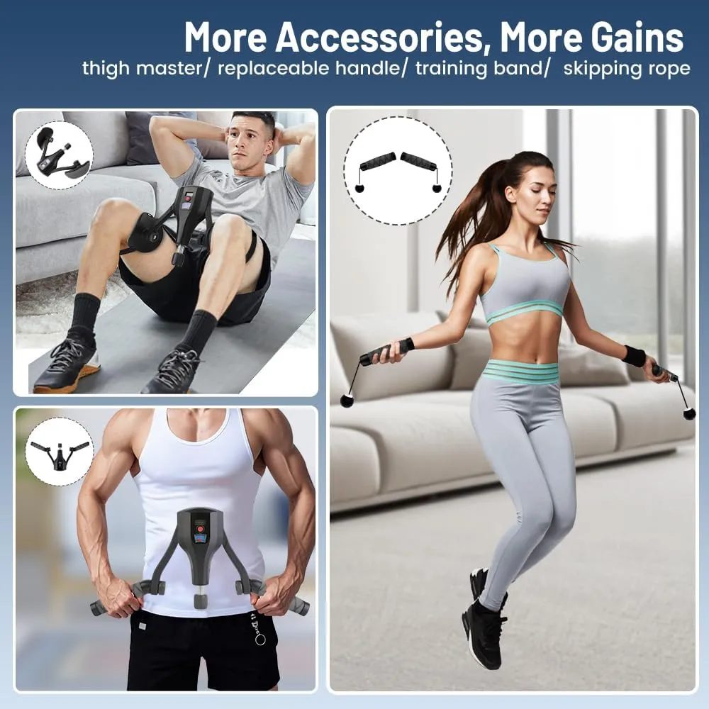 Inspack Thigh Master Workout Equipment, Women/Men Kegel Exercise Pelvic Floor Muscle Strengthening Repair Device, Hip Abductor Pilates Machine, Inner Thigh/Butt/Leg Slimmer Excerciser Devices/Trainer