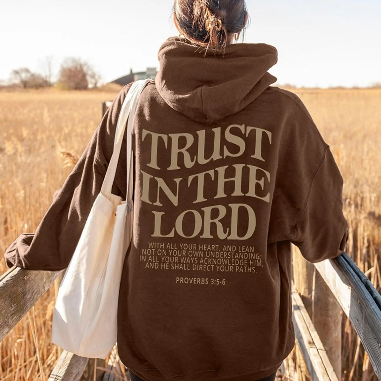 Inspirational Blouse Trust In The Lord Blouse Top for Women Jesus Is King Christ Christian Graphic Hoodies Pocket