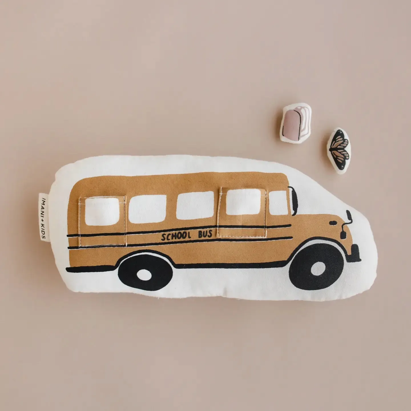Interactive Schoolbus Pillow