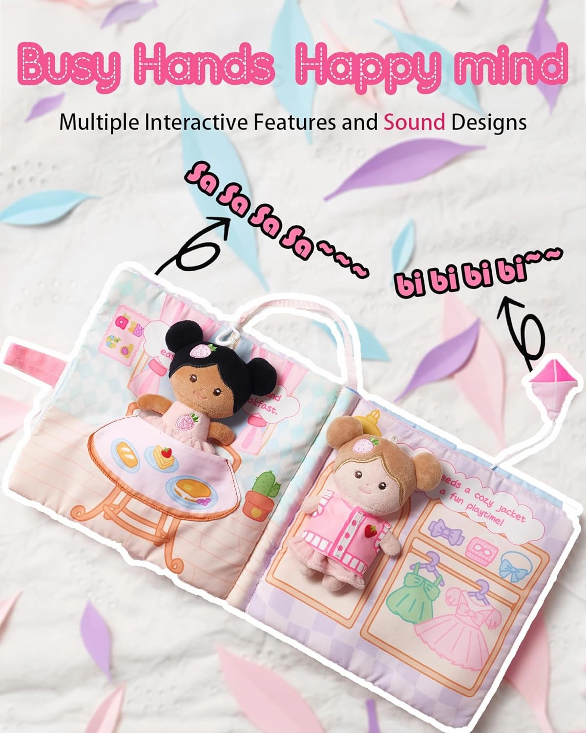 Interactive Sensory Crinkle Book