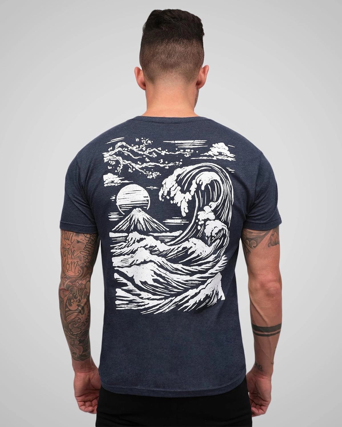 INTO THE AM Graphic Tees for Men S - 4XL Premium Short Sleeve Colorful T-Shirts Trippy Space Designs