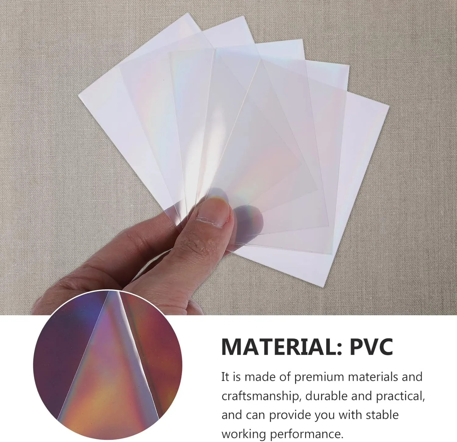 iplusmile 100pcs Card Sleeves for Board Game Cards Protective for Collectibles Unique Design for Storage and Easy to Use and Flexible