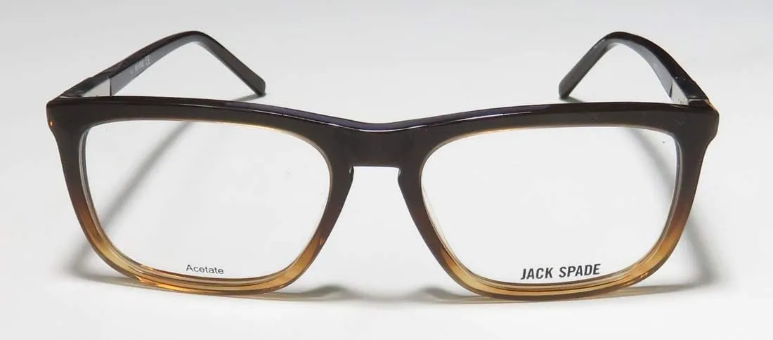 Jack Spade Holmes Mens/Womens Designer Full-rim Flexible Hinges Brand Name Comfortable Collectible Eyeglasses/Spectacles