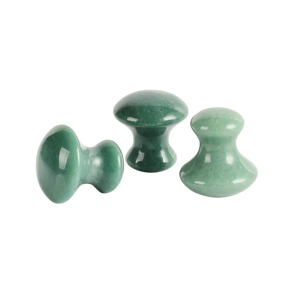 Jade Gua Sha Massage Tools Facial Tool Natural Green Gua Sha Anti Aging Facial Skin SPA for Rejuvenate Skin Anti-wrinkle Anti Aging