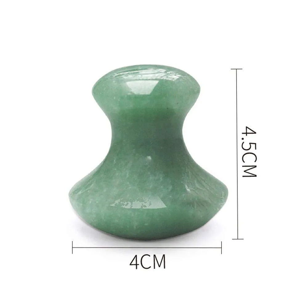 Jade Gua Sha Massage Tools Facial Tool Natural Green Gua Sha Anti Aging Facial Skin SPA for Rejuvenate Skin Anti-wrinkle Anti Aging