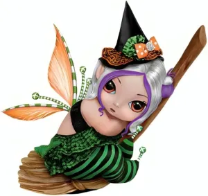 Jasmine Becket-Griffith Flight Delight - A Fairy Sweet Spell Baby Figurine from Ashton-Drake Galleries 4-inches