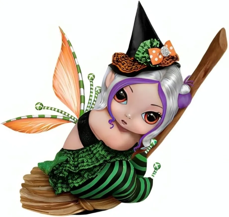 Jasmine Becket-Griffith Flight Delight - A Fairy Sweet Spell Baby Figurine from Ashton-Drake Galleries 4-inches