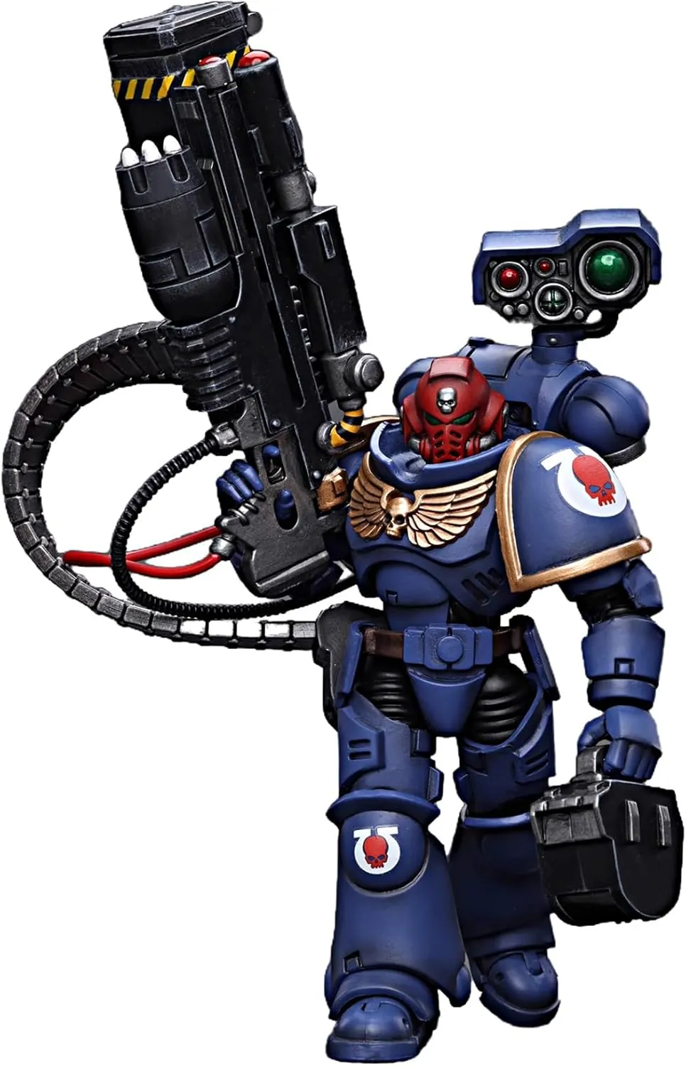 JOYTOY Warhammer 40K 1/18 Action Figures Ultramarines Desolation Sergeant with Vengor Launcher Collectible Model Kids 15  and Above