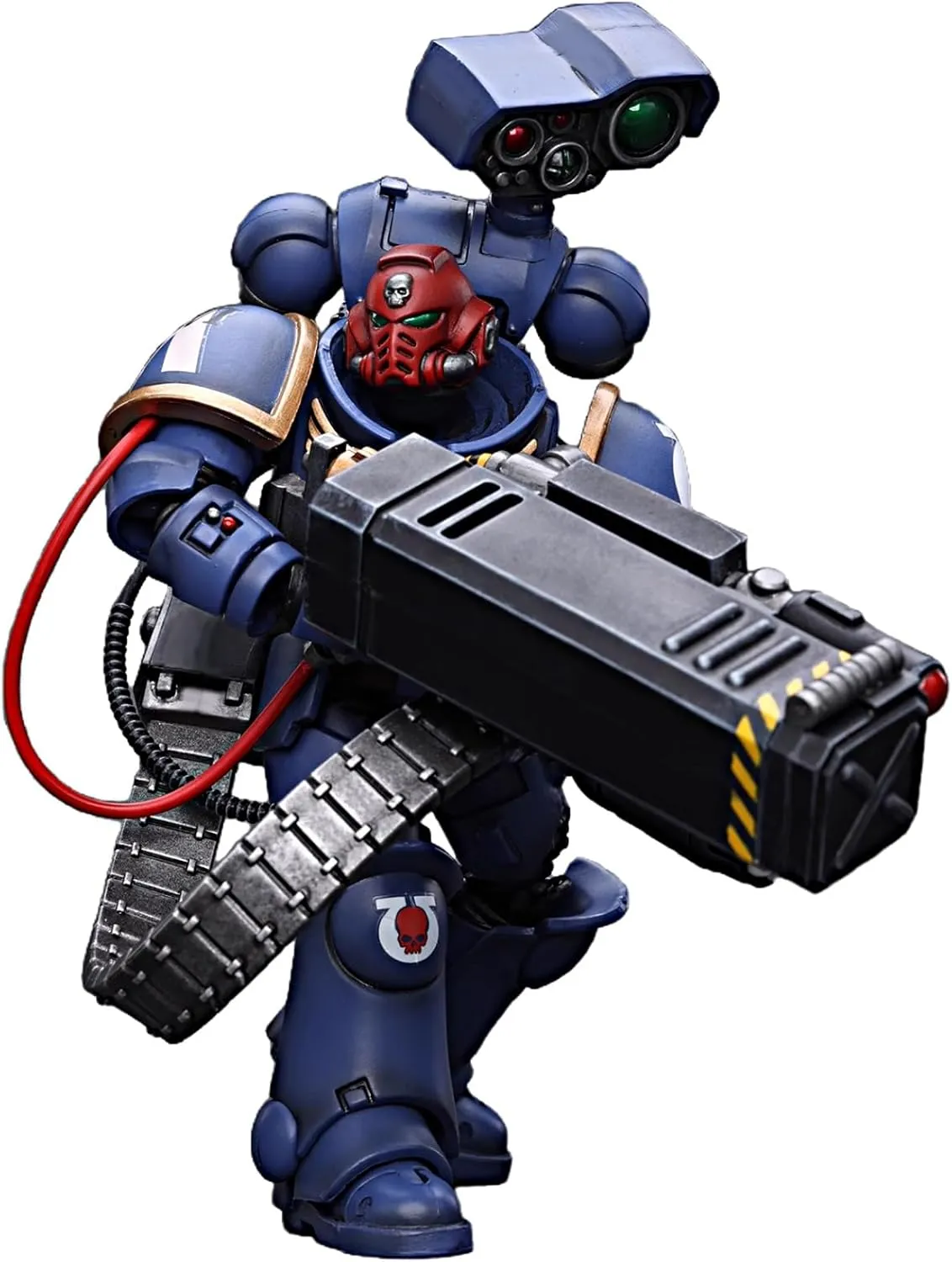 JOYTOY Warhammer 40K 1/18 Action Figures Ultramarines Desolation Sergeant with Vengor Launcher Collectible Model Kids 15  and Above