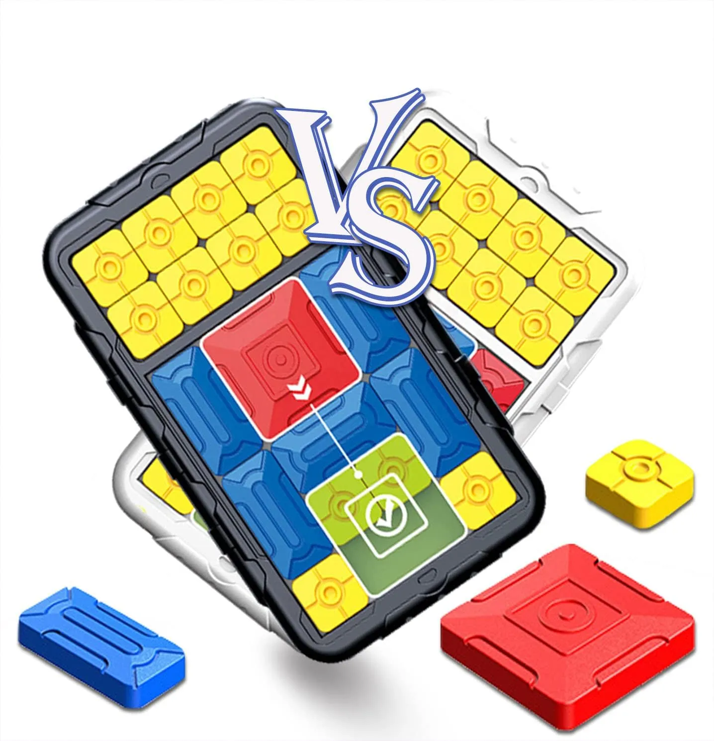 JRD&BS WINL Puzzle Game for Kids Brain Teasers Puzzle Toy Tangram Jigsaw Intelligence Unblock 500  Leveled Up Super Slide Game for All Age Gifts for 3-15 Old Kids Toys (2pcs PK)