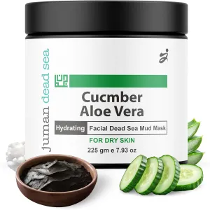 JUMAN Collagen & Avocado Face Mask | Enriched with Dead Sea Minerals | Minimizes Pores & Reduces Excess Oils | Dead Sea Mud Mask | 225g (Pack of 1)
