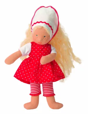 Kathe Kruse Waldorf 7" Baby Plush Toy, Mini It's Me Blonde