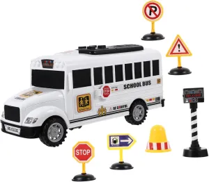KESYOO 1Set Pull Bus for Friction Cars for Bright Colors Cartoon Design Birthday Present for Boys Easy to Grasp and Carry