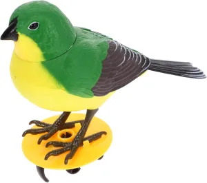 KESYOO Unique Bird Adorn Boys and Girls Electric Bird Toy Voice Activation Plastic Bird Ornament Toy Random