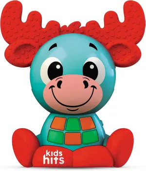 Kids Hits Babykins Moose Interactive Toy: Spark Joy and Learning for Kids 2 Years and Up - Bright Lights, Playful Tunes, and Educational Fun!