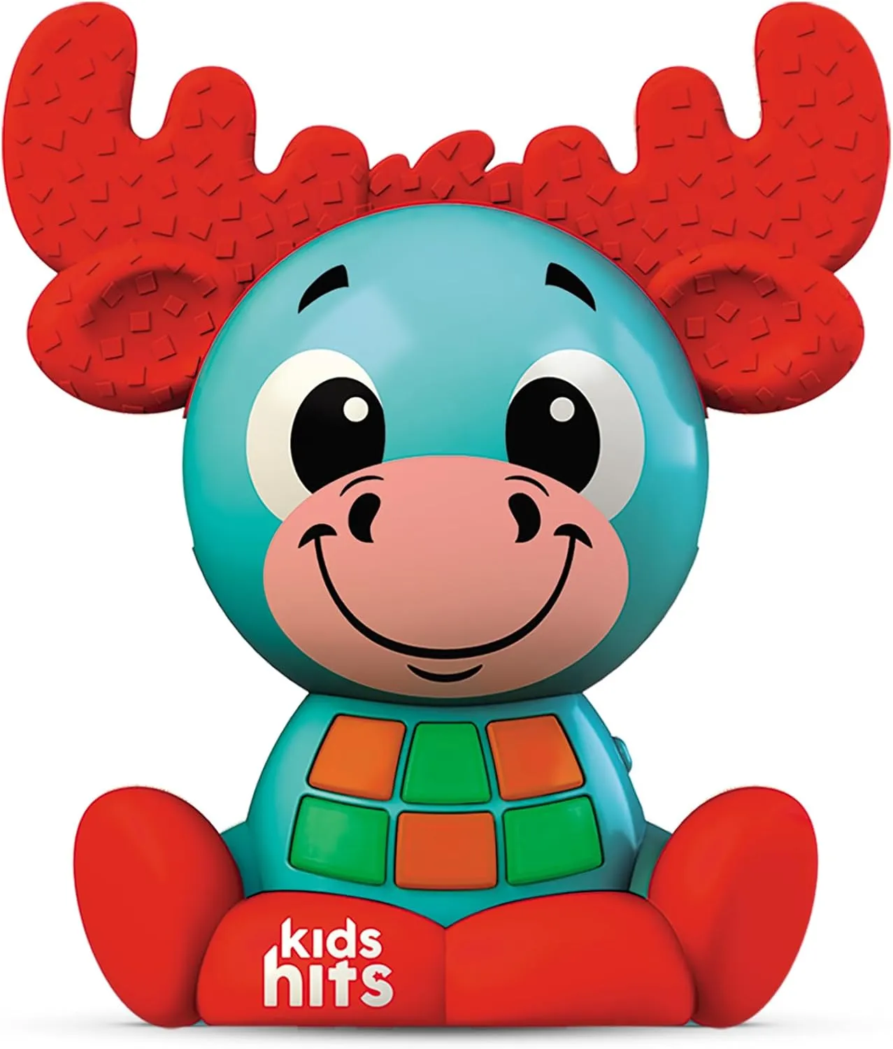 Kids Hits Babykins Moose Interactive Toy: Spark Joy and Learning for Kids 2 Years and Up - Bright Lights, Playful Tunes, and Educational Fun!