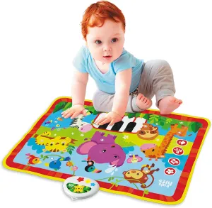 Kids Hits Light and Sound Play Mat – Musical Zoo for Babies and Toddlers, Piano and Animal Sounds, 8 Months and Up