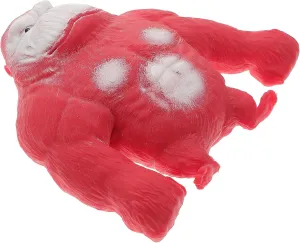 Kisangel Gorilla Figure Toy Soft Stretch Gorilla Squeeze Monkey Toy Gorilla Toy Anime Figure Toys for Kids and Adults Party Favors Goodie Bag Stuffers Red