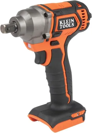 Klein Tools BAT20CW 1/2-Inch Battery-Operated Impact Wrench with Compact Design for Excellent Control in Tight Spaces (Power Tool Only)