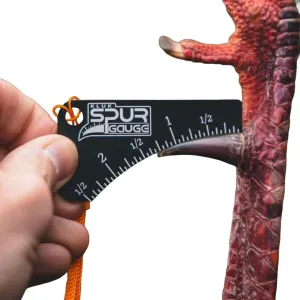 KLUK Spur Gauge, Aluminum Precision Measurement Device for Wild Turkey Spurs, Accurate Spur Measurement and Age Determination