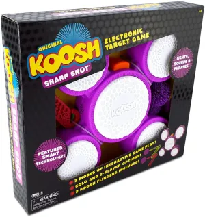 Koosh Sharp Shot — Interactive Target — 3 Games to Play — Play with Friends or Against Target's AI — for Ages 6 