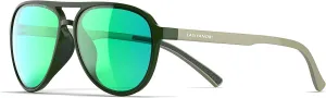 Lasiyanor Lightweight TAC Polarized Tinted Classic Vintage Retro 70s Sunglasses, TR-90 Frame for Women Men, UV 400 Protection