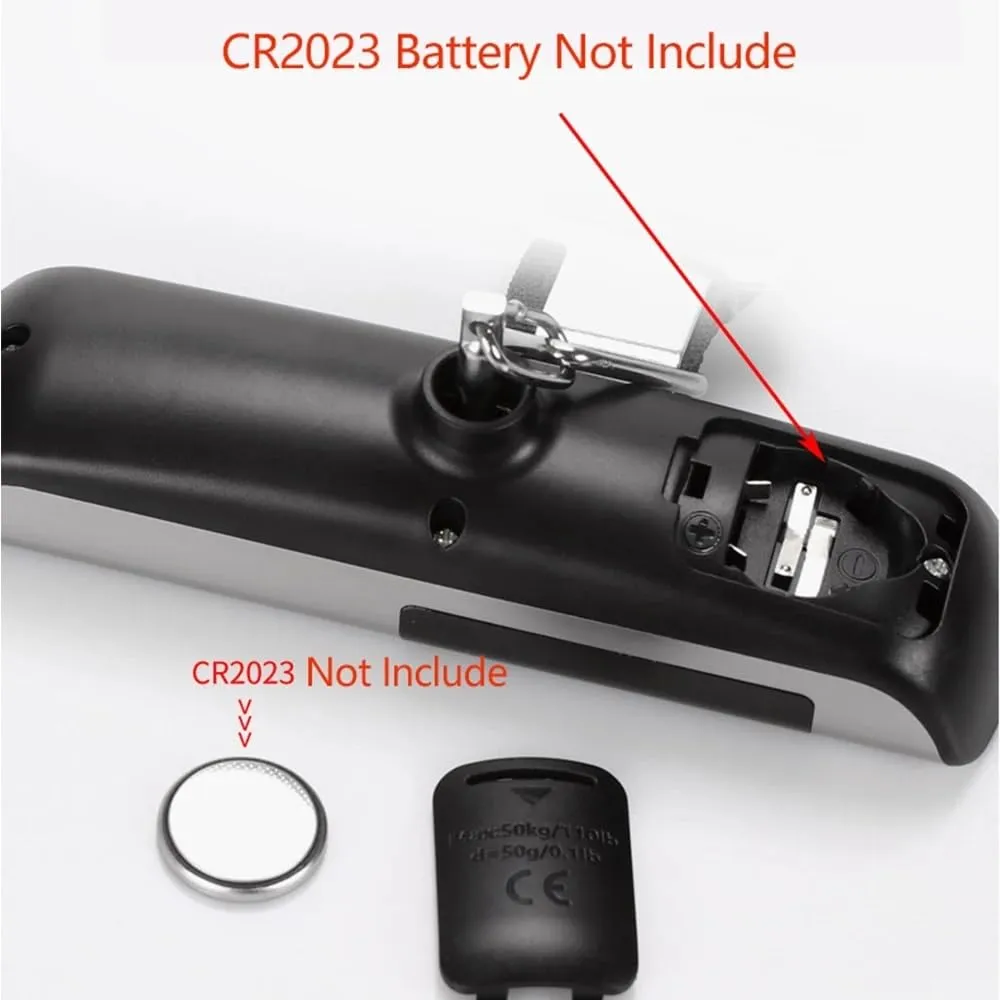 LCD Digital Luggage Scale 50kg Portable Electronic Scale Weight Balance Suitcase Travel Bag Hanging Scale with Tape