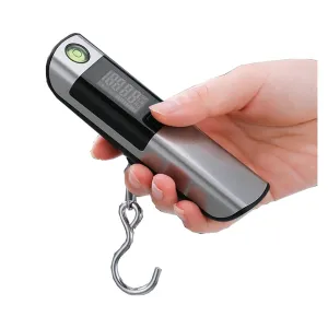 LCD Digital Luggage Scale 50kg Portable Electronic Scale Weight Balance Suitcase Travel Bag Hanging Scale with Tape