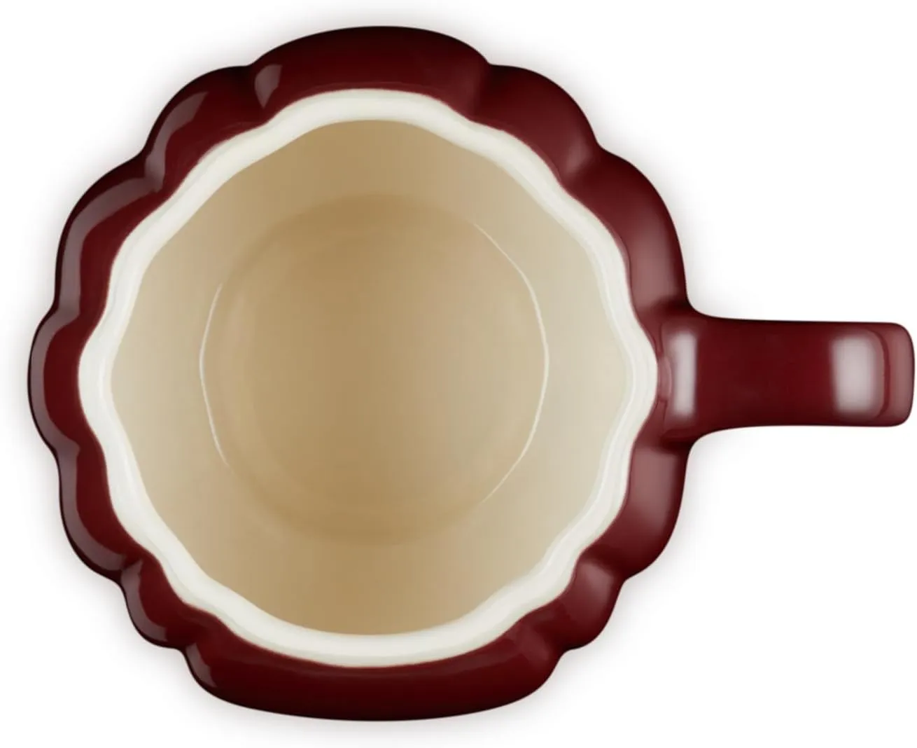 Le Creuset Stoneware Pumpkin Mug with Lid, 14 oz., Rhone