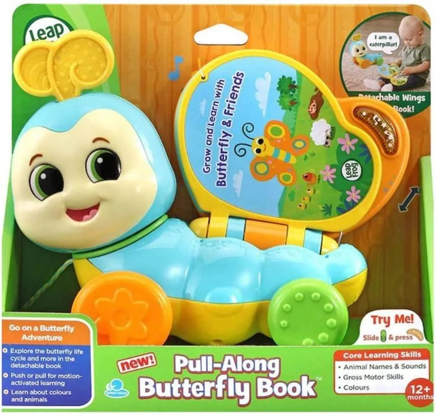 LeapFrog Pull-Along Interactive Butterfly Book