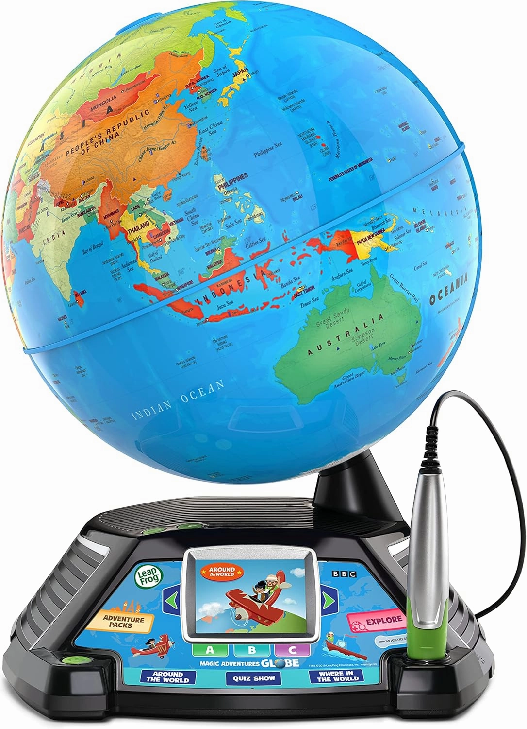 LeapFrog Interactive Childrens Globe | Smart Globe for Kids to Learn Geography While Having Fun | Pre School Educational Toys, Christmas Gifts for Children 5, 6, 7  Year Olds