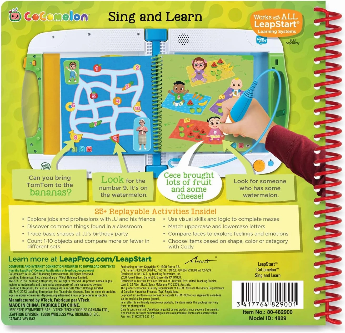 LeapFrog LeapStart CoComelon Sing and Learn