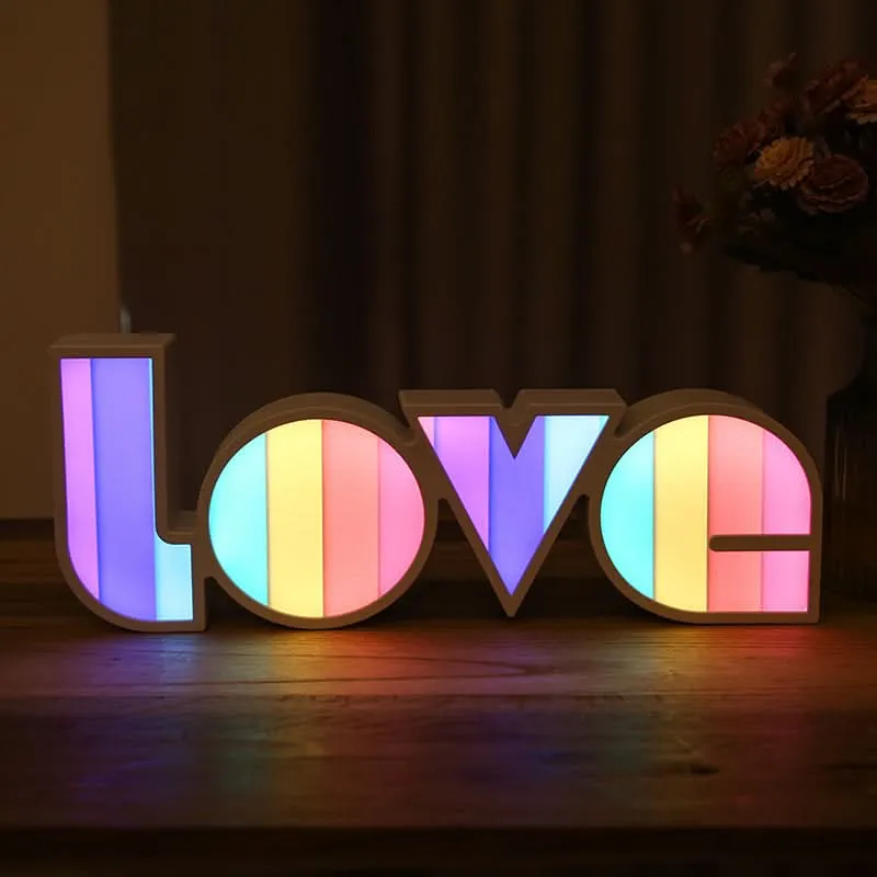 LED LOVE Light Box – Romantic Decor