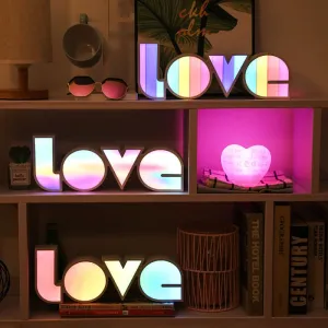 LED LOVE Light Box – Romantic Decor