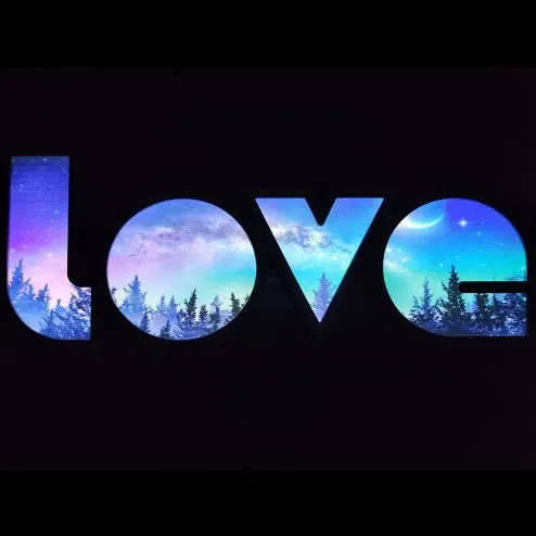 LED LOVE Light Box – Romantic Decor