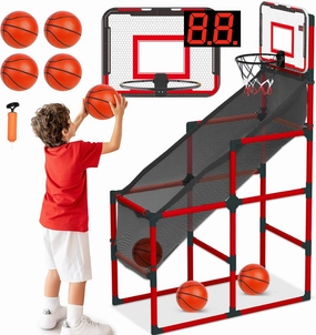 Life - LED Toddler Basketball Arcade Game, Kids Indoor Hoop - Adjustable