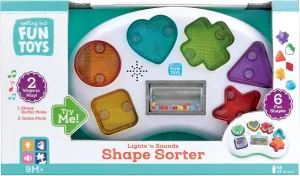Lights & Sounds Shape Sorter Designed for Children Ages 9  Months,Multi