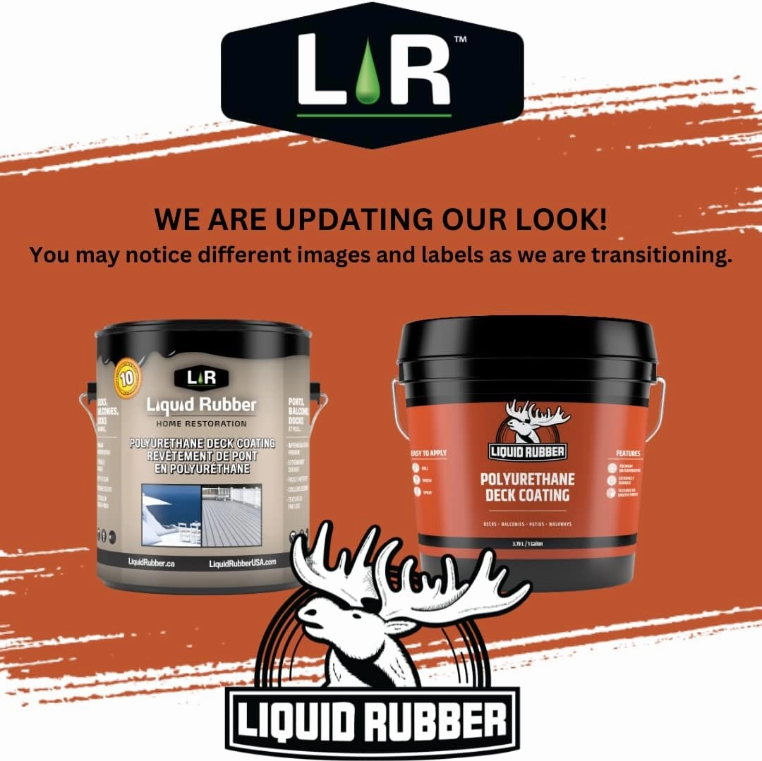 Liquid Rubber Polyurethane Deck Coating – 10X Stronger Than Traditional Deck Paint & Deck Stain – Flexible, Waterproof Sealant for Wood, Concrete & Plywood – Textured Finish – Stone Gray – 1 Gallon