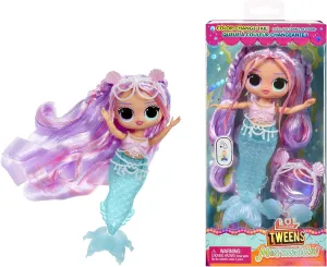 LOL Surprise Tweens Mermaid Lana Marine Fashion Doll with Color Changing Tail, Movable Fin, and Beautiful Accessories – Toy Gift for Kids Ages 4 