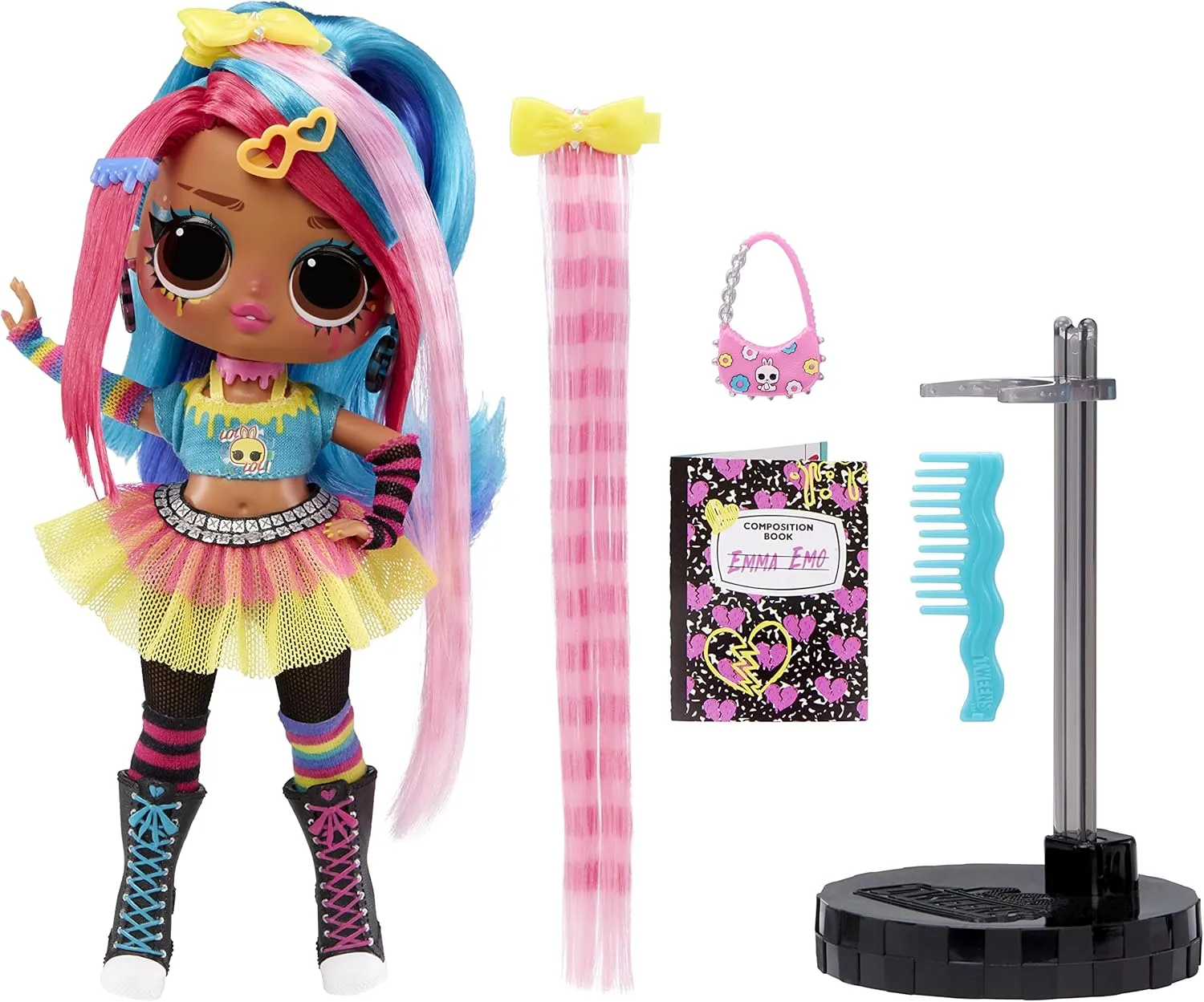 L.O.L. Surprise! Tweens Series 3 Emma Emo Fashion Doll with 15 Surprises Including Accessories for Play & Style, Holiday Toy Playset, Great Gift for Kids Girls Boys Ages 4 5 6  Years Old