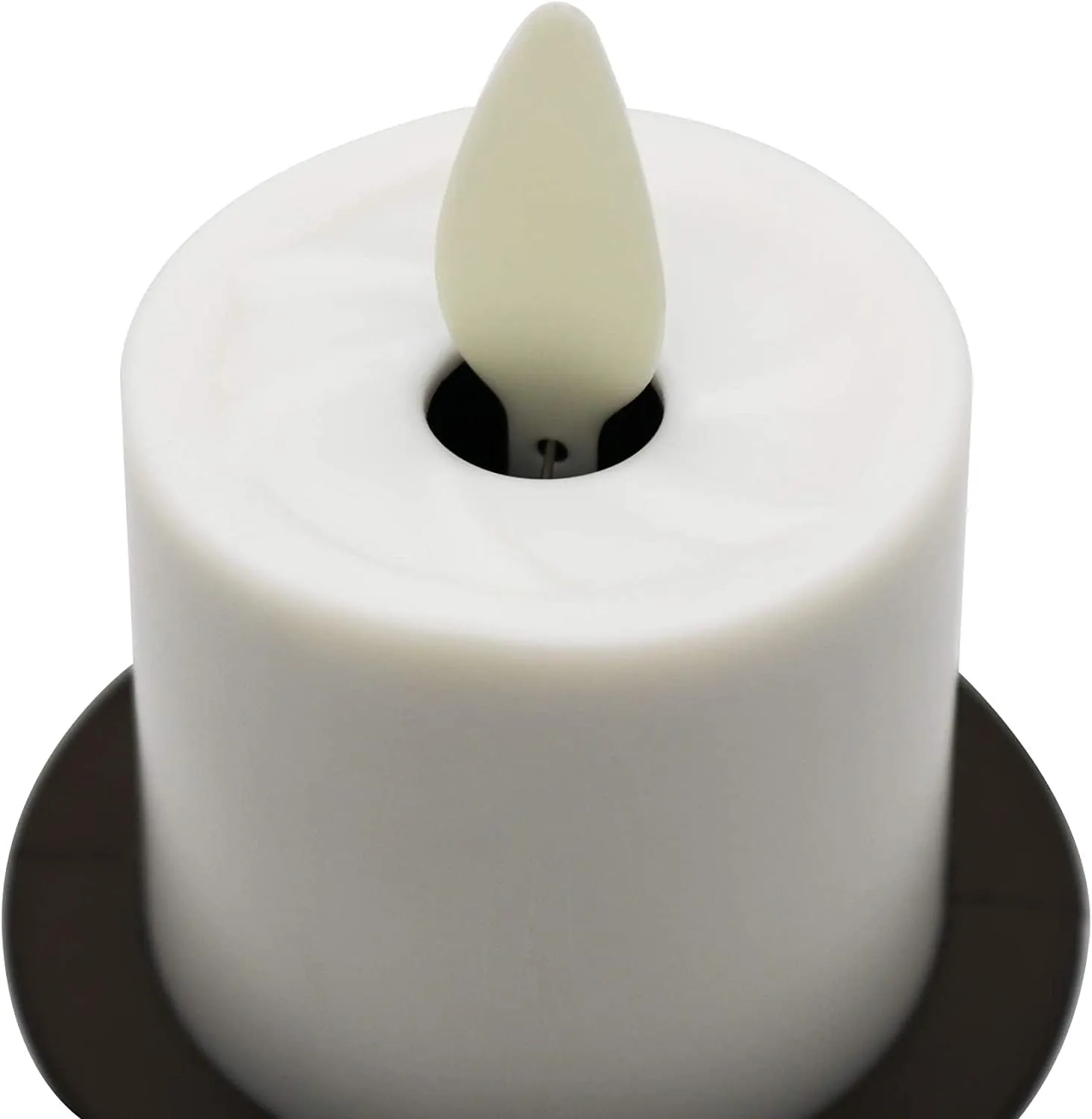 Luminara Nightlight Flameless Candle, Bronze, Electrical Outlet Plugs w/Dusk Dawn Sensor Auto Switch On/Off for Home Safety, Window Decorative