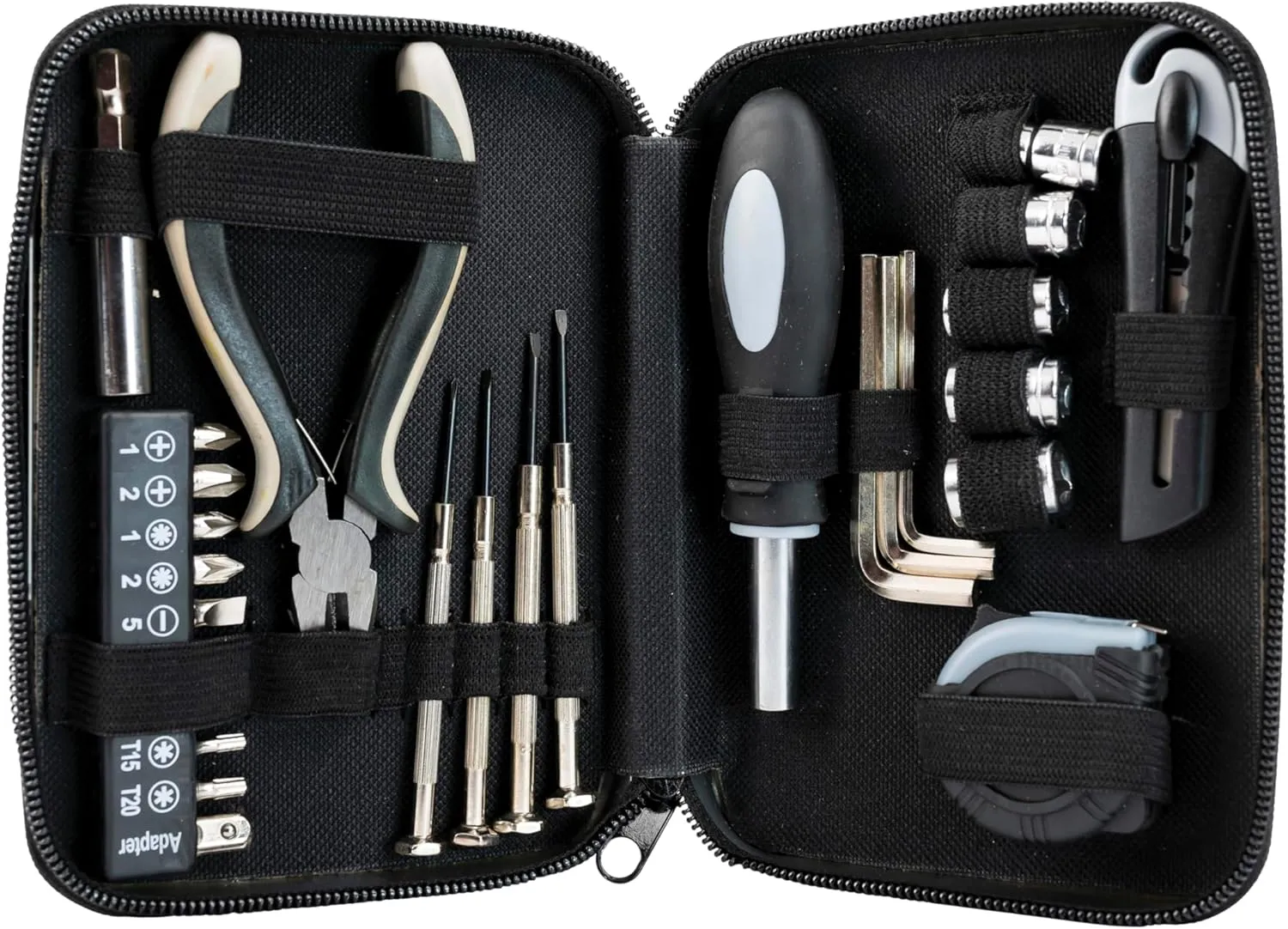 Mad Man Mr. Fix It Home Tool Kit, Black, Men's Accessories Tool Kit