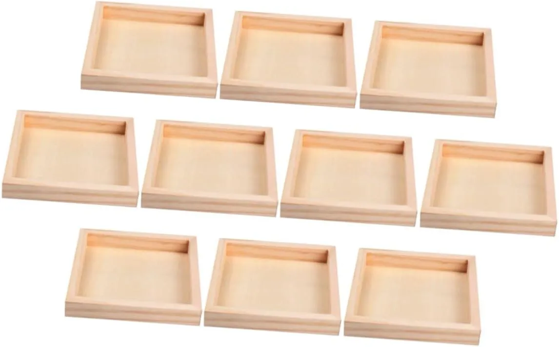 MAGICLULU 10Pcs Tray for Block Puzzles Storage Trays for Puzzle Lightweight Organizer for Building Blocks for Tidy Play Areas