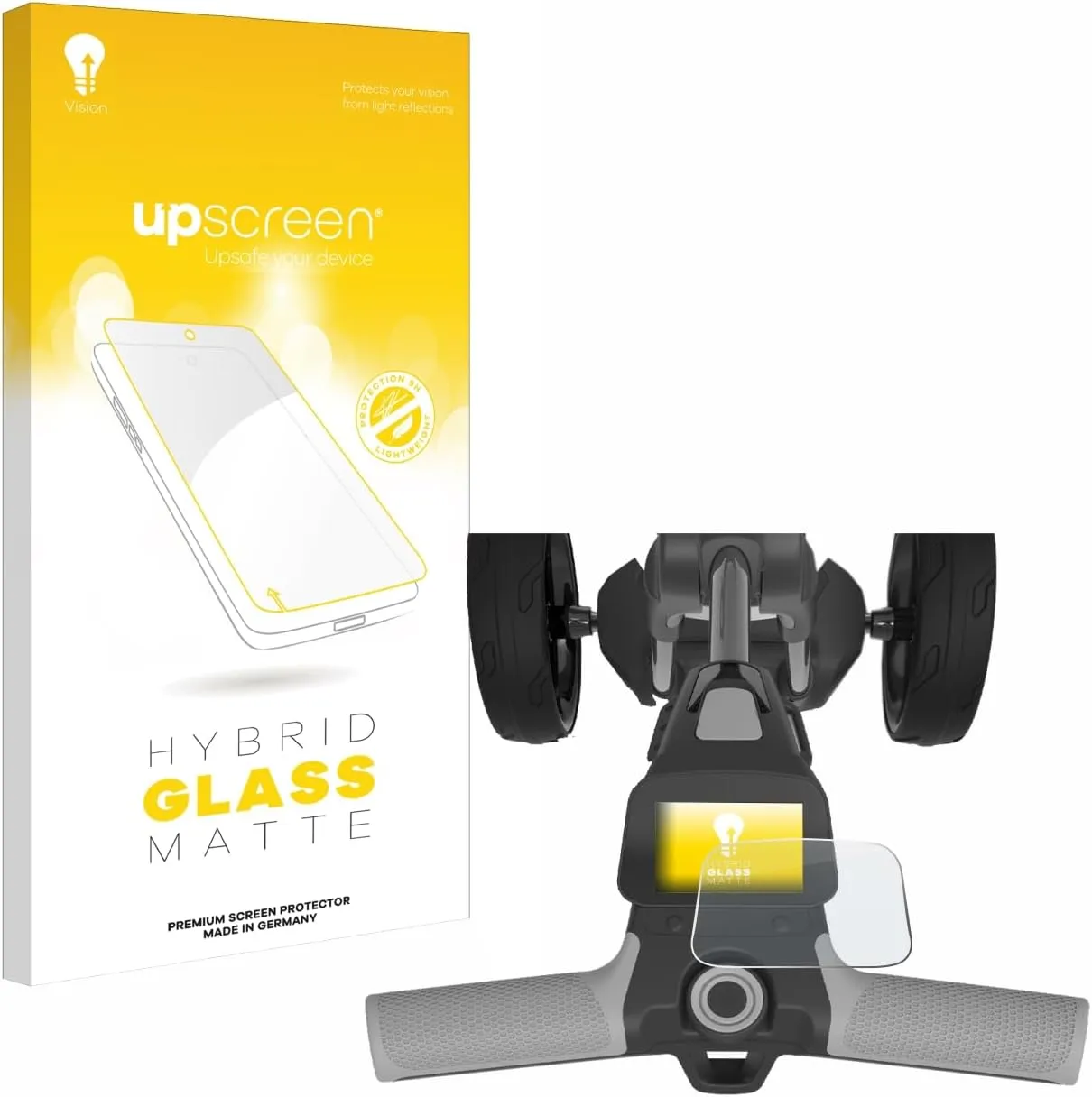 Matte Screen Protector Glass Film Compatible with PowaKaddy FX5 - Anti-Glare, Anti-Fingerprint, 9H Glass Protection