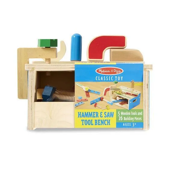 Melissa & Doug Hammer & Saw Tool Bench