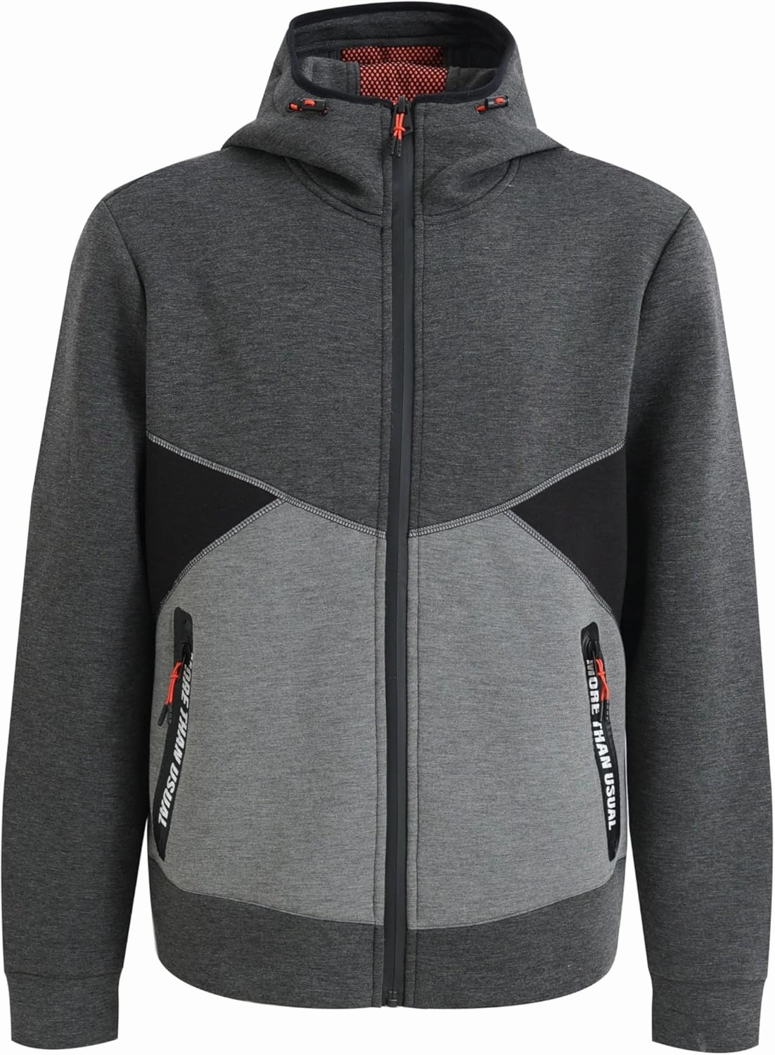 Men's Fashion Tracksuit Sweatsuit Athletic Winter Jacket for Sports Running Jogging of Warm Up Windproof