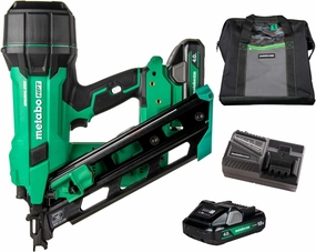 Metabo HPT Cordless Framing Nailer, 18V - 4.0 Ah, MultiVolt™, 30 Degree, 3-1/2-Inch Paper Tape Nails, NR1890DCA